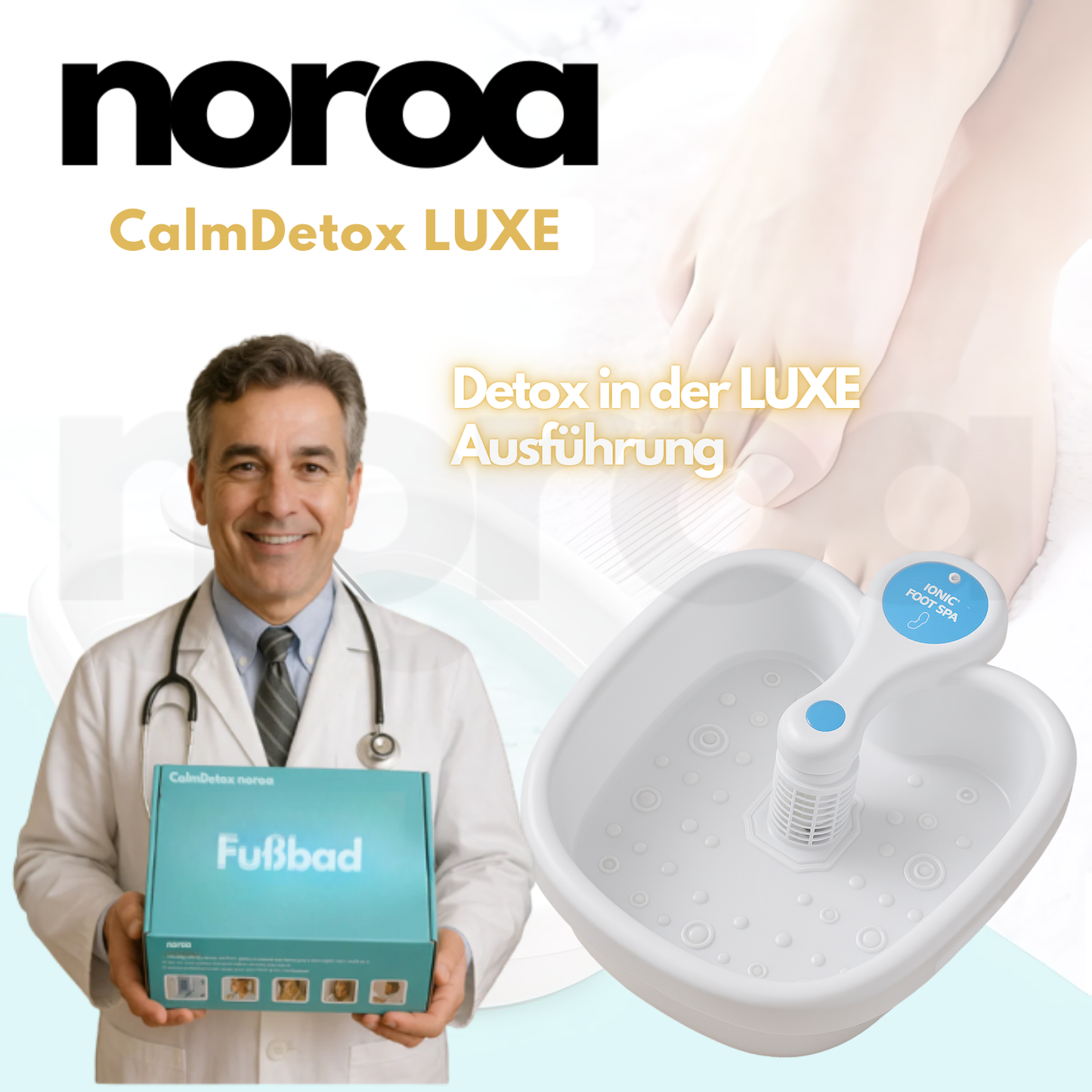 Noroa "CalmDetox" LUXE Fußbad & Spa - NEU!