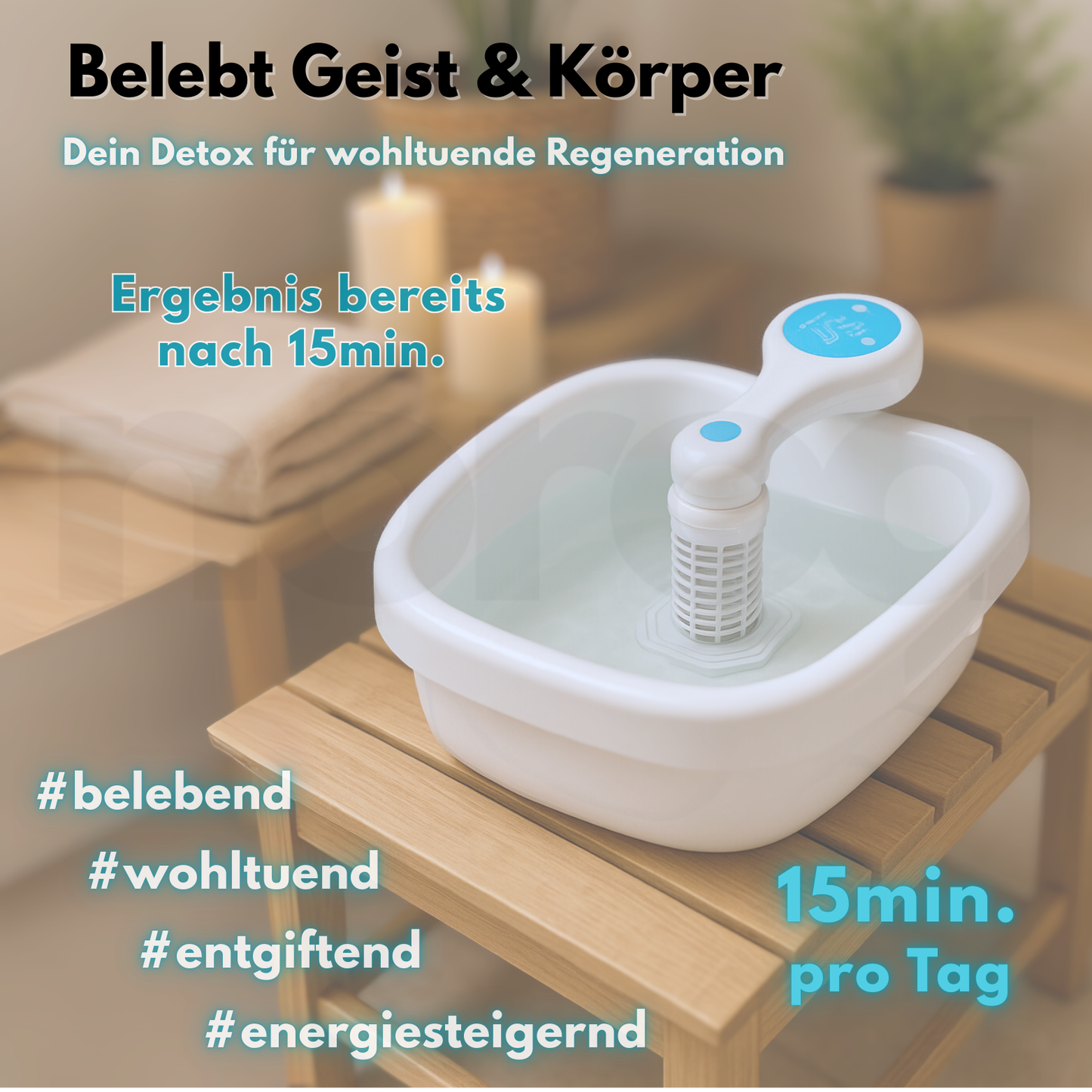 Noroa "CalmDetox" LUXE Fußbad & Spa - NEU!