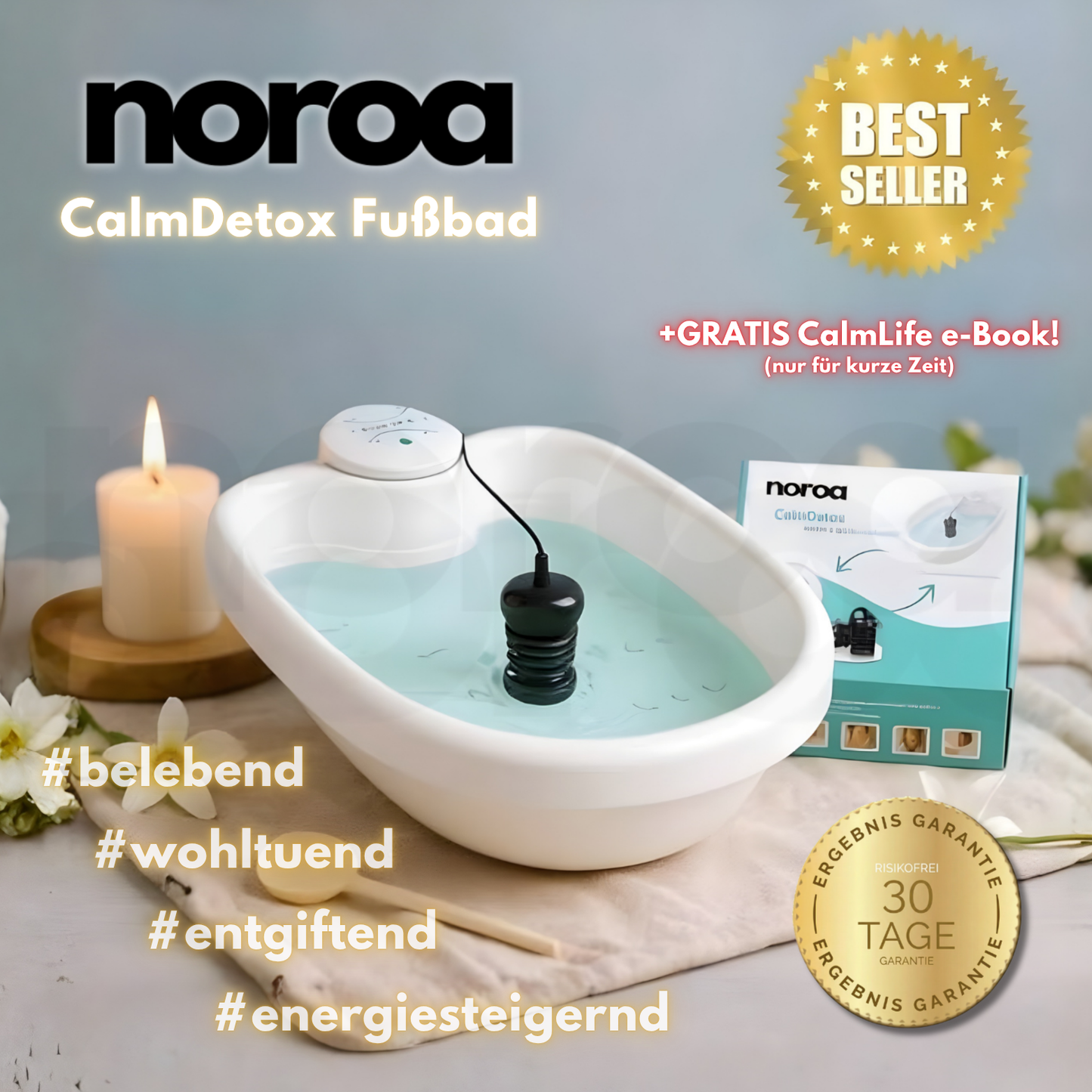 Noroa "CalmDetox" Fußbad & Spa