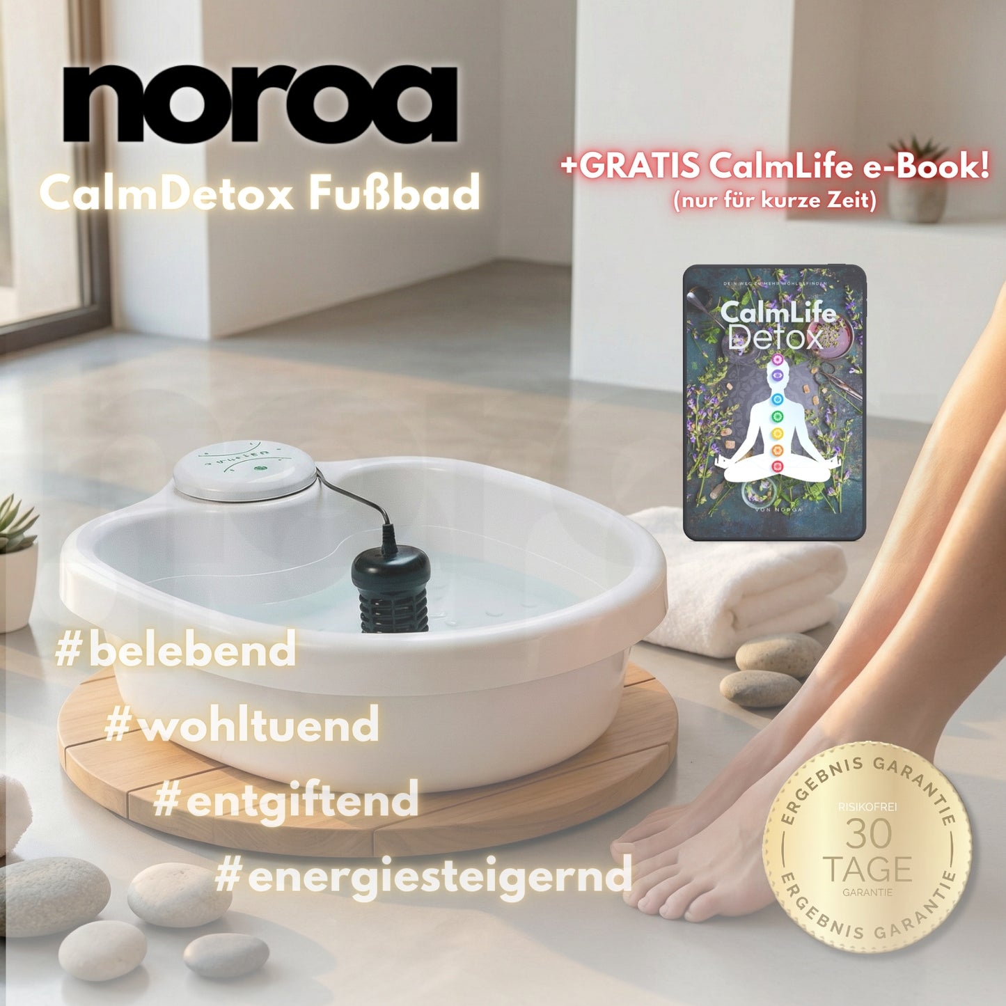 Noroa "CalmDetox" Fußbad & Spa